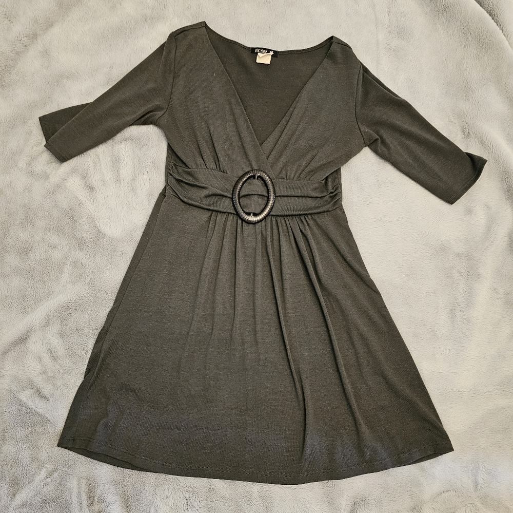 Low-Cut Little Gray Dress Size M